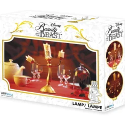 disney: la bella e la bestia - lampada - lumière