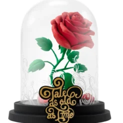 disney: la bella e la bestia - la rosa incantata - statua 12cm