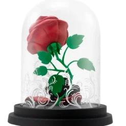 disney: la bella e la bestia - la rosa incantata - statua 12cm