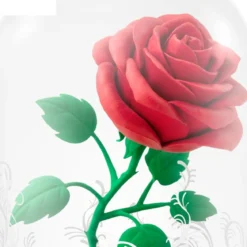 disney: la bella e la bestia - la rosa incantata - statua 12cm