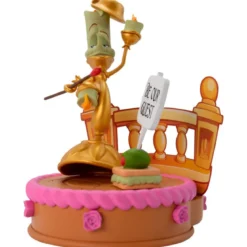 disney: la bella e la bestia - lumière - statua 12cm