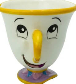disney: la bella e la bestia - tazza 3d 250ml - chip