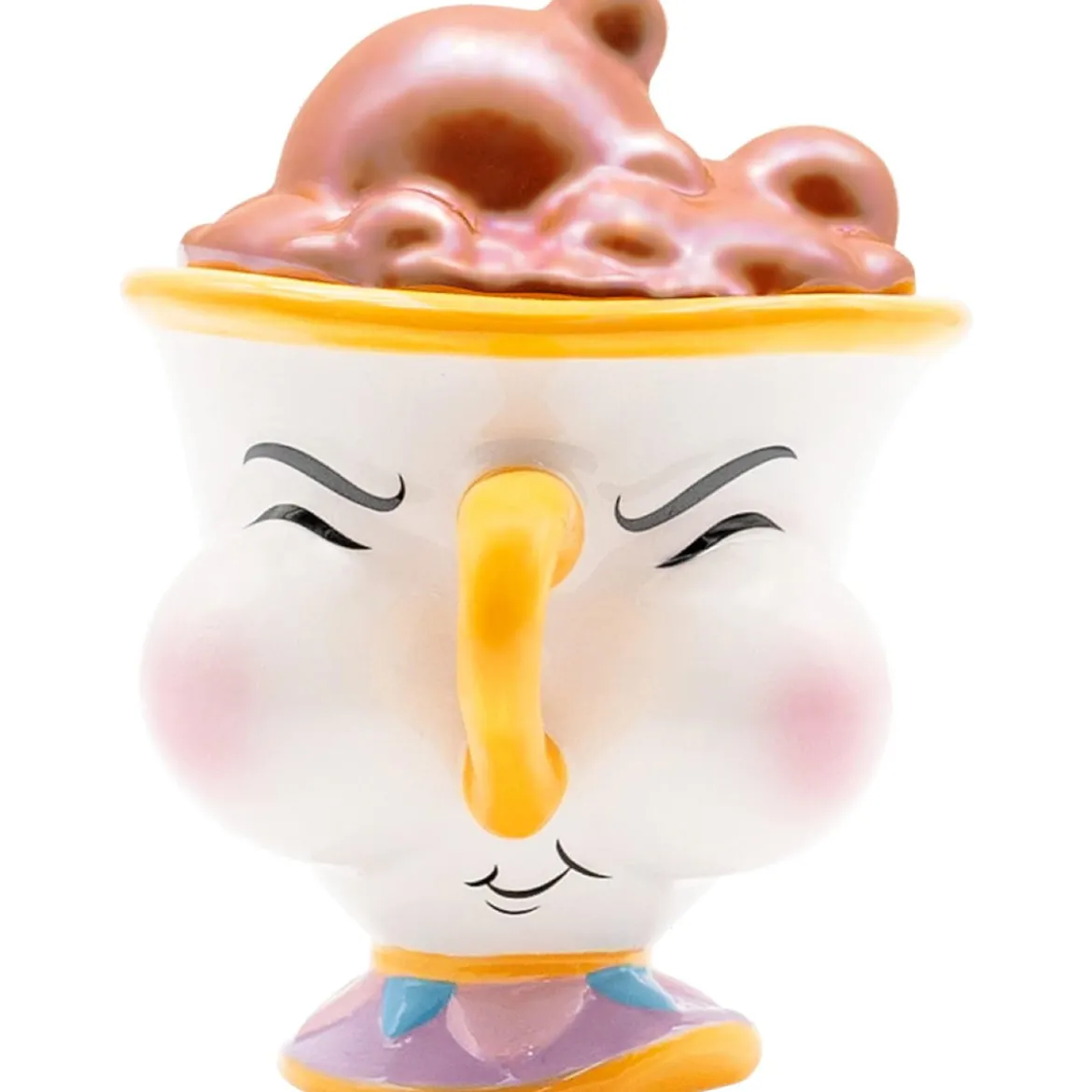 disney: la bella e la bestia - tazza 3d - chicco con bolle