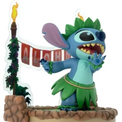 disney: lilo & stitch - stitch hula dance - statua 10cm