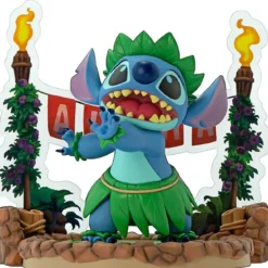 disney: lilo & stitch - stitch hula dance - statua 10cm