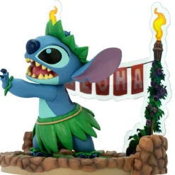 disney: lilo & stitch - stitch hula dance - statua 10cm