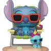 disney: lilo & stitch - stitch in sunlounger - funko pop! 1639