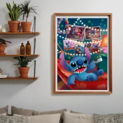 disney: lilo & stitch - stitch - puzzle compact + poster - puzzle 1000 pezzi