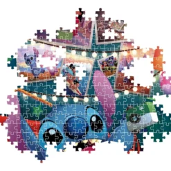 disney: lilo & stitch - stitch - puzzle compact + poster - puzzle 1000 pezzi