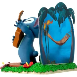 disney: lilo & stitch - stitch with guitar - statua 10cm