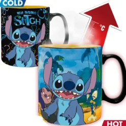disney: lilo & stitch - tazza heat change 460ml - stitch