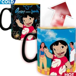 disney: lilo & stitch - tazza heat change 460ml - stitch