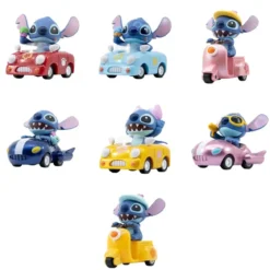 disney: lilo & stitch - zoom hero pullback vehicles - 1 personaggio assortito
