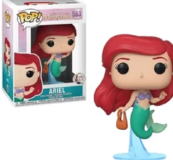 disney little mermaid - ariel with bag 9cm - funko pop! 563