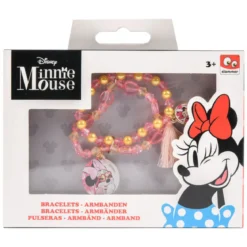 disney - minnie mouse - set di 2 braccialetti