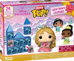 disney princess - bitty pop calendario dell'avvento 24 giorni