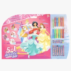 disney princess - 5 in 1 set da colorare