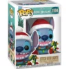 disney: stitch holiday - stitch with lights 9cm - funko pop 1504