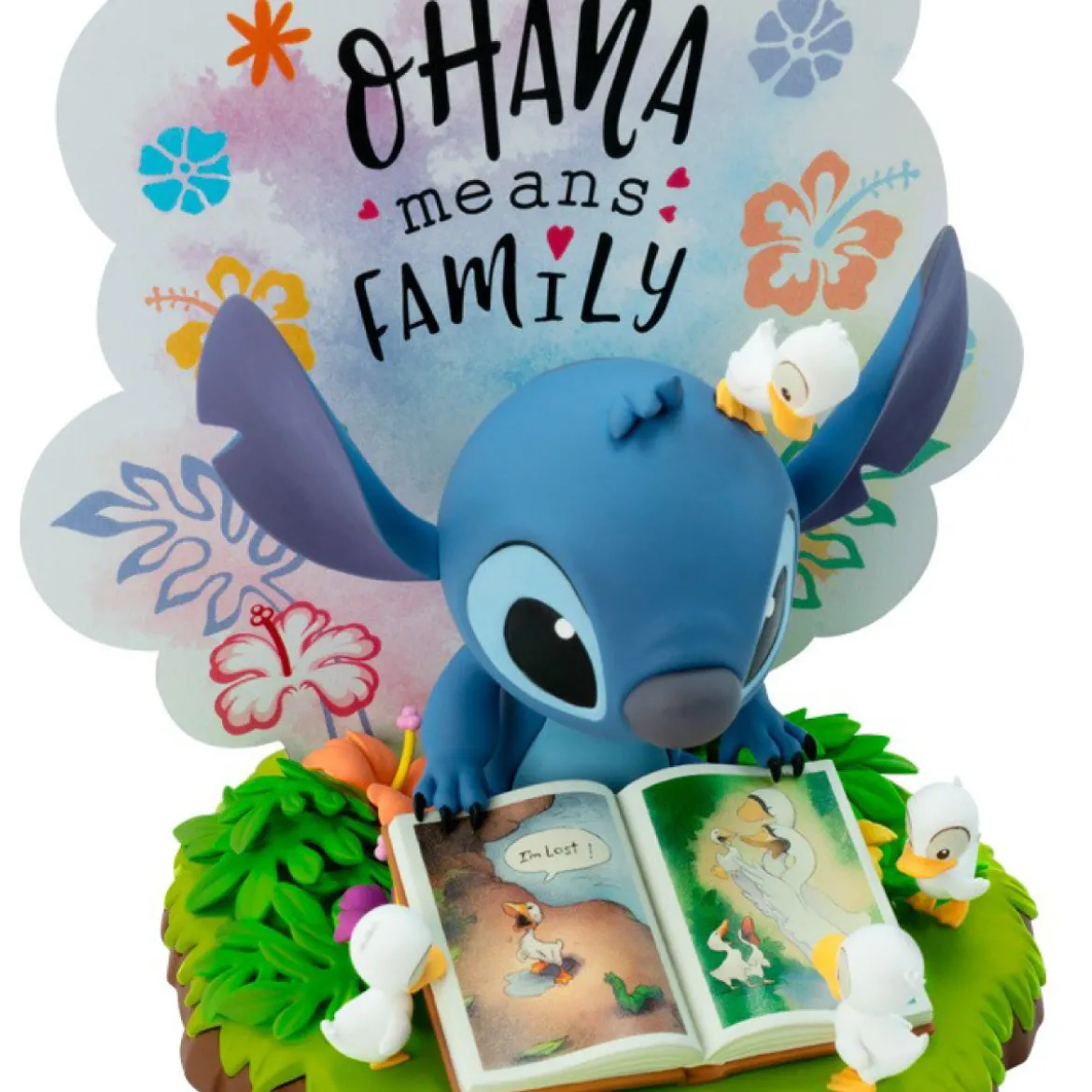 disney: stitch - stitch ohana - statua 10cm