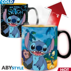 disney - tazza termosensibile 460ml - lilo & stitch