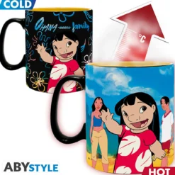 disney - tazza termosensibile 460ml - lilo & stitch