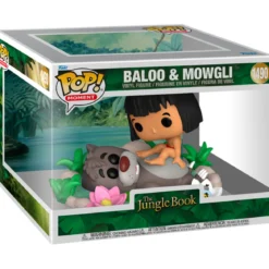 disney: the jungle book - baloo e mowgli 9cm - funko pop 1490