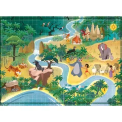 disney: the jungle book - story maps - puzzle 1000 pezzi