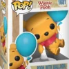 disney winnie the pooh - pooh with balloon 9cm - funko pop! 1681