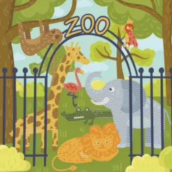 dotz at the zoo - dotz box 28x28cm dbx.025
