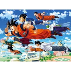 dragon ball flying - puzzle 1000 pezzi