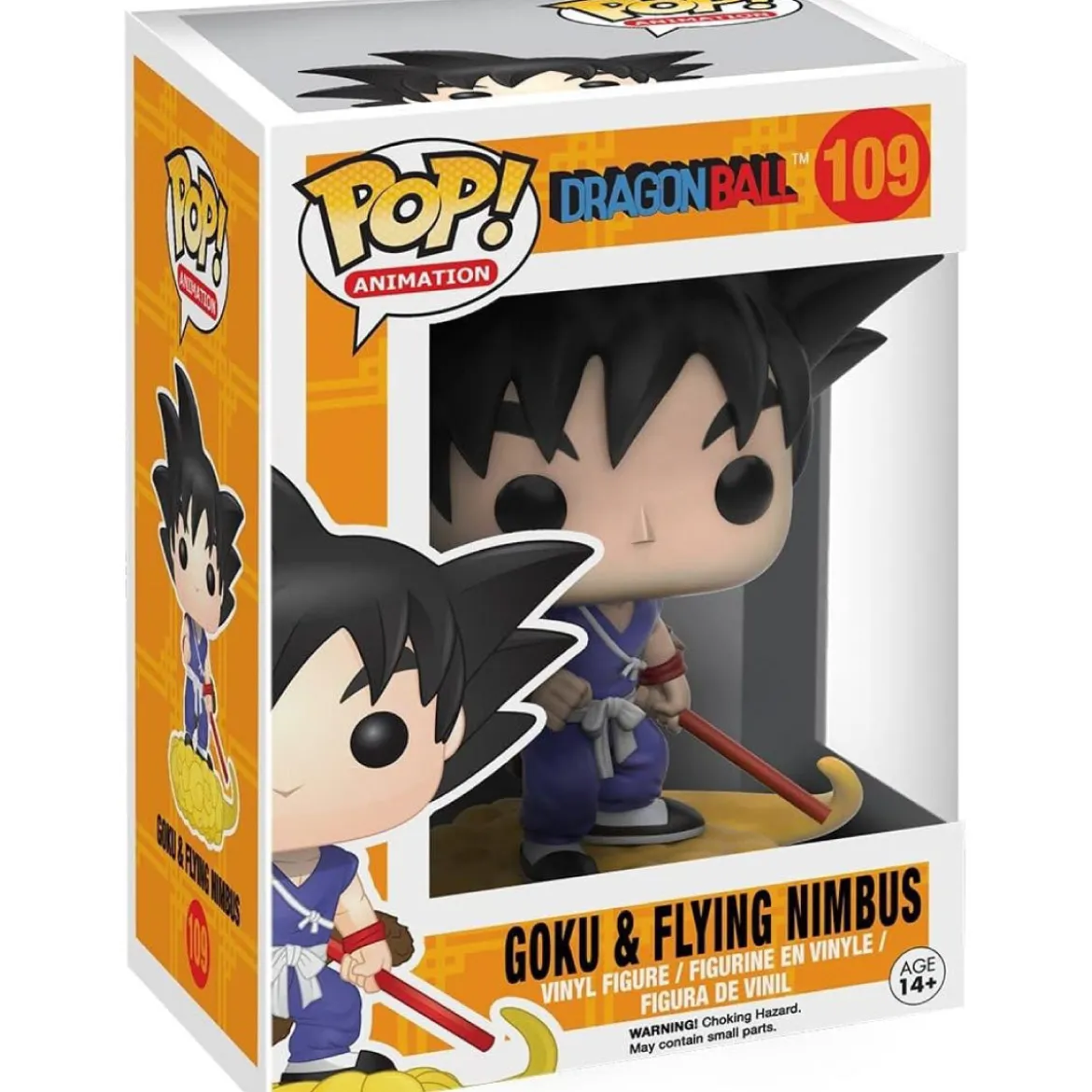 dragon ball - goku & flying nimbus 9cm - funko pop! 109