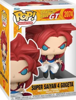 dragon ball gt - gogeta super saiyan 4 di 9cm - funko pop! 2074