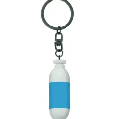 dragon ball - keychain 3d - blue plastic capsule