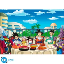 dragon ball - poster maxi 91,5x61cm - feast