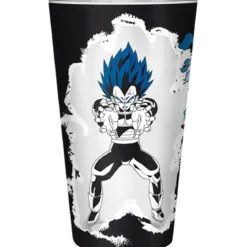 dragon ball super - bicchiere large glass 400ml - goku & vegeta