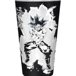dragon ball super - bicchiere large glass 400ml - goku & vegeta