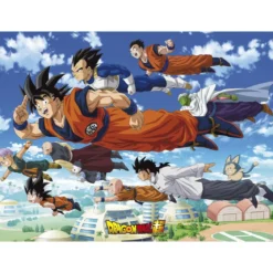 dragon ball super - set 2 chibi poster 52x38cm - goku & amici