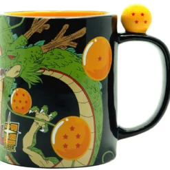 dragon ball super - tazza con manico 3d 460ml - shenron e sfere del drago