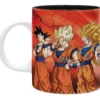 dragon ball super - tazza 320ml - goku transformations