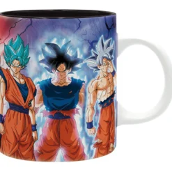 dragon ball super - tazza 320ml - goku transformations