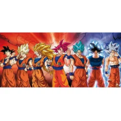 dragon ball super - tazza 320ml - goku transformations