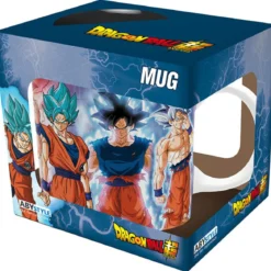 dragon ball super - tazza 320ml - goku transformations