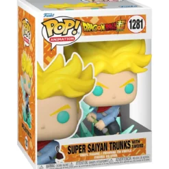 dragon ball super - trunks with sword super saiyan 9cm - funko pop! 1281