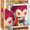 dragon ball super - vegeta super saiyan god 9cm - funko pop! 1868 glow