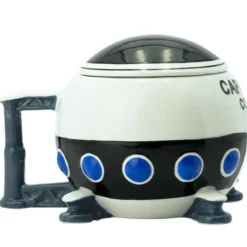 dragon ball - tazza 3d - capsule corp spaceship