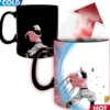 dragon ball - tazza heat change 460ml - goku vs buu
