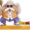 dragon ball z - figure acryl - master roshi