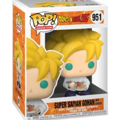 dragon ball z - gohan super saiyan with noodles 9cm - funko pop! 951