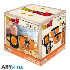dragon ball z - set colazione - tazza 335ml + ciotola 690ml