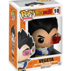 dragon ball z - vegeta con rilevatore 9cm - funko pop! 10